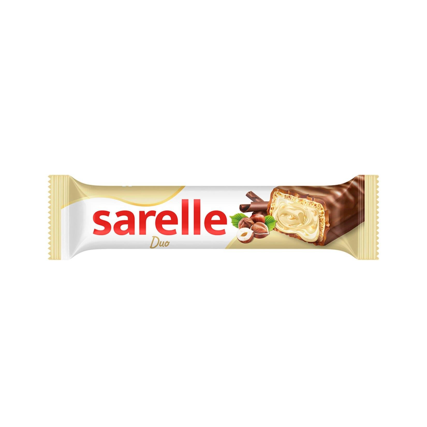 Sarelle Duo Sütlü Çikolata Kaplı Gofret 33g