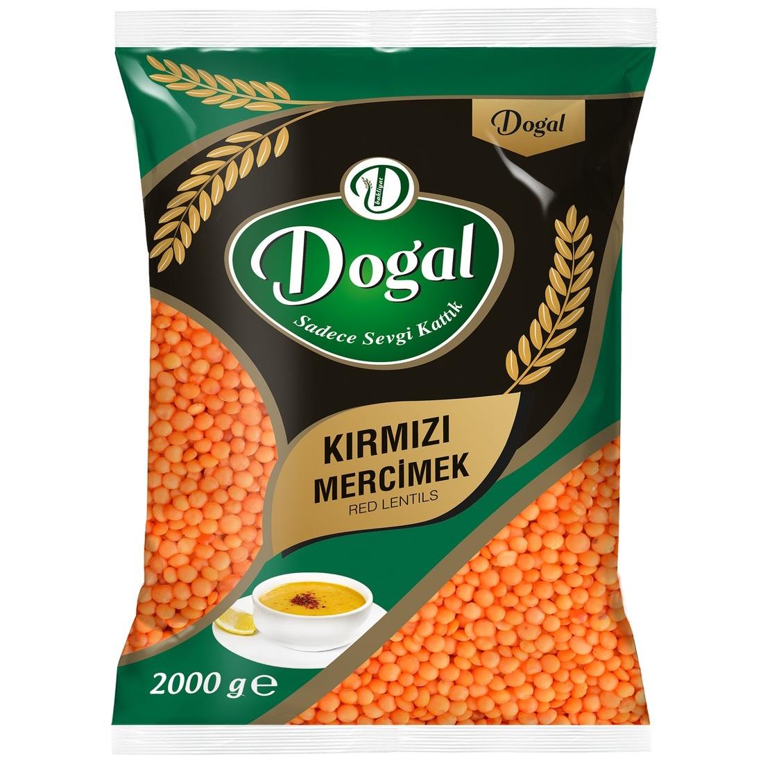 Doğal Kırmızı Mercimek 2000g
