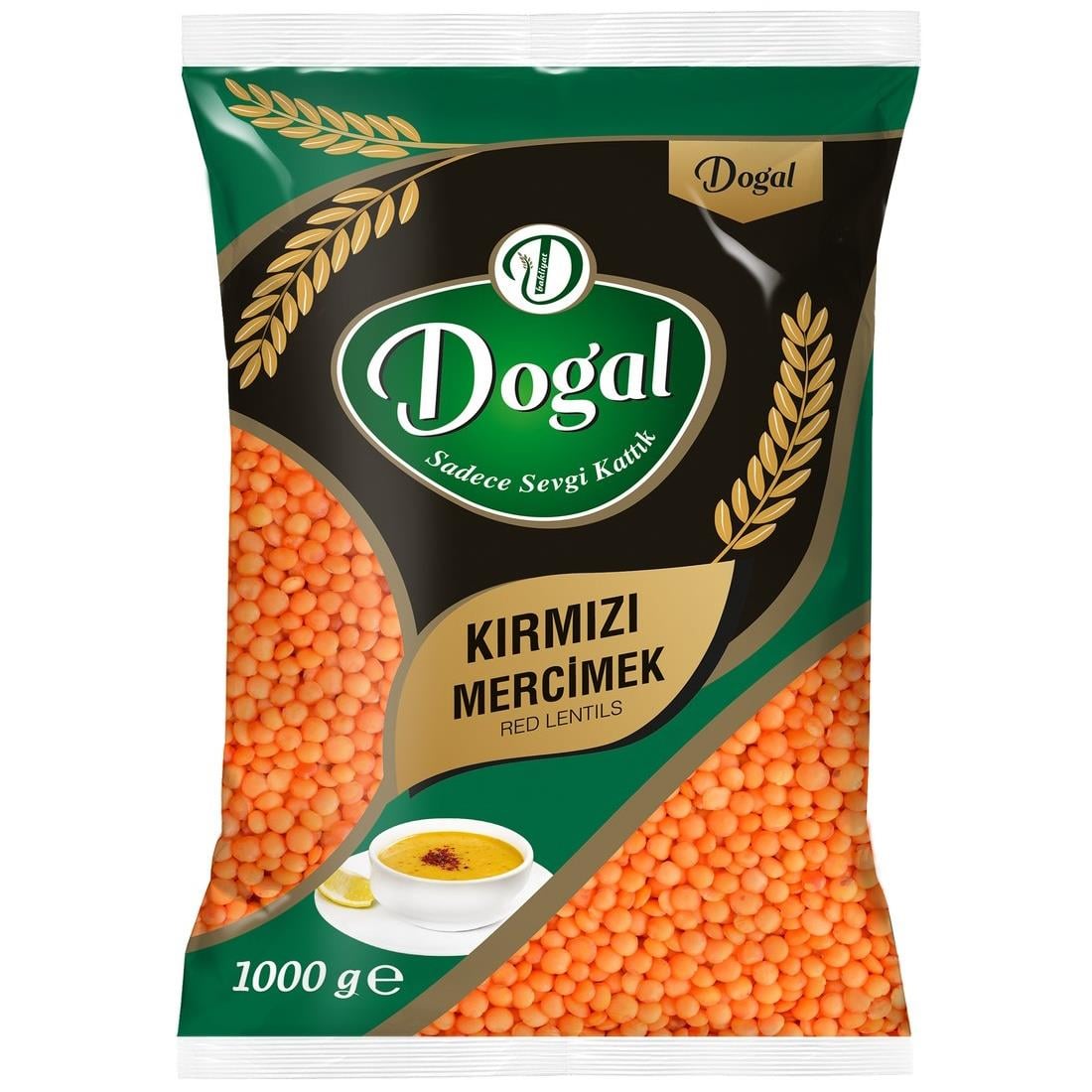 Doğal Kırmızı Mercimek 1000g