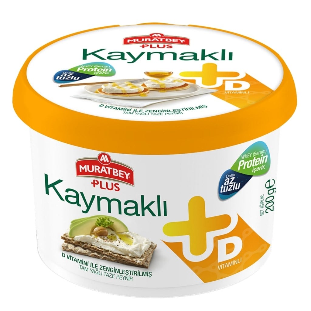 Muratbey Plus Kaymaklı Tam Yağlı Taze Peynir 200g
