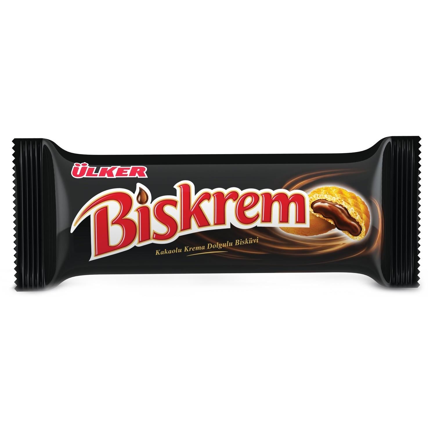 Ülker Biskrem 100g Kakao Krema Dolgulu Bisküvi
