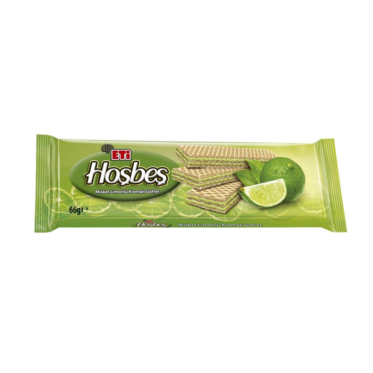 Eti Hoşbeş Misket Limon Kremalı Gofret 66g