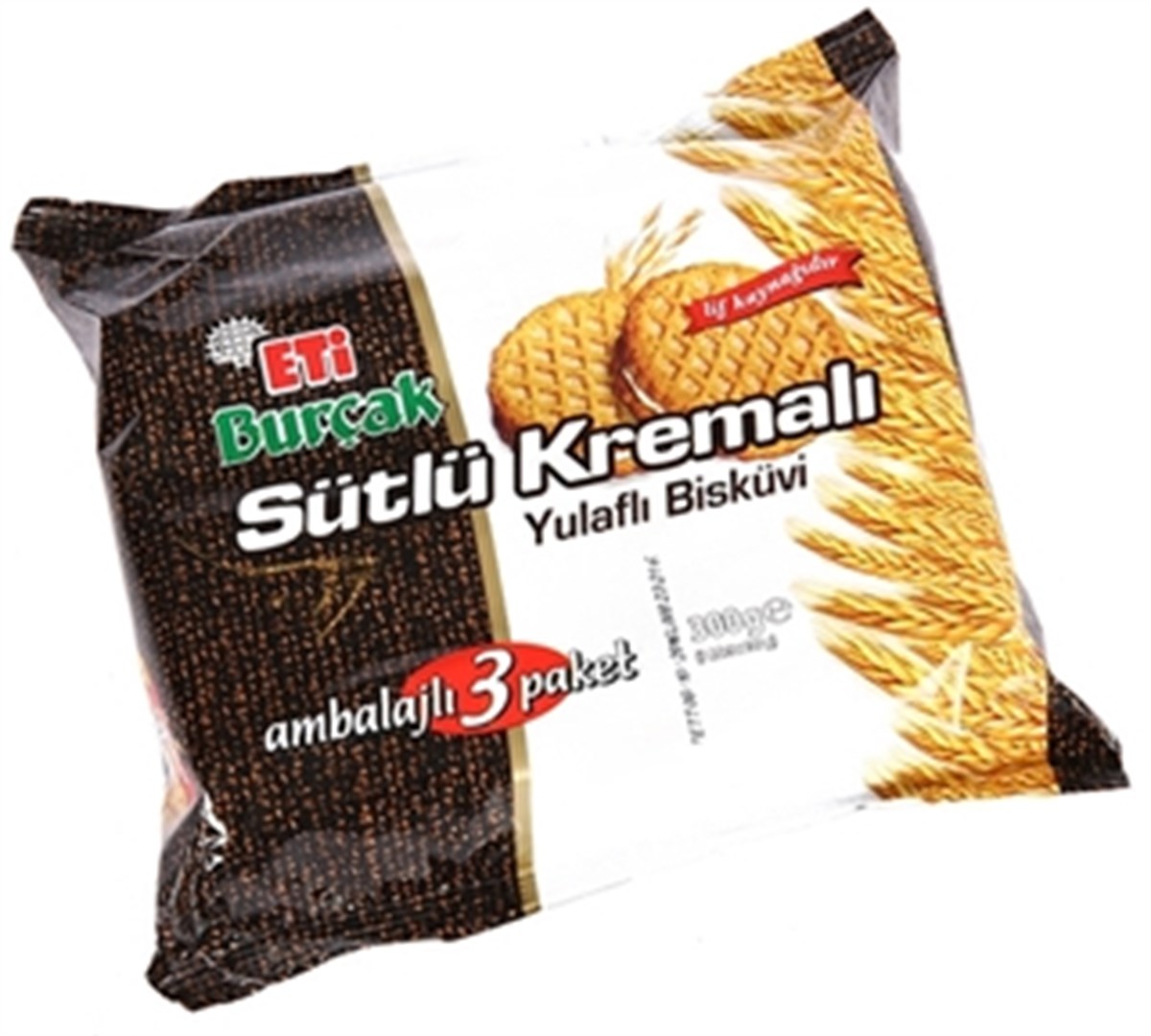 Eti Burcak Sütlü Kremalı 3 Lü Paket 300 g