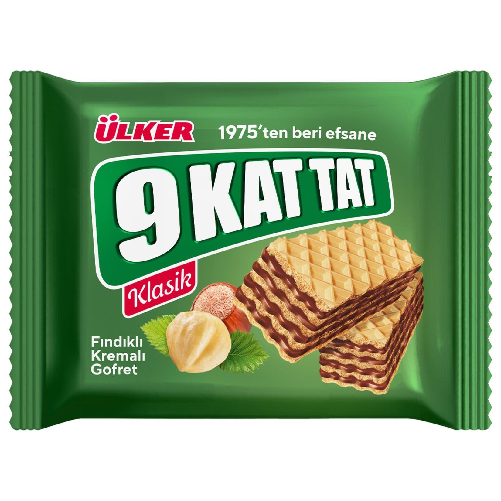 Ülker 9 Kat Tat 39g Fındıklı Kremalı Gofret