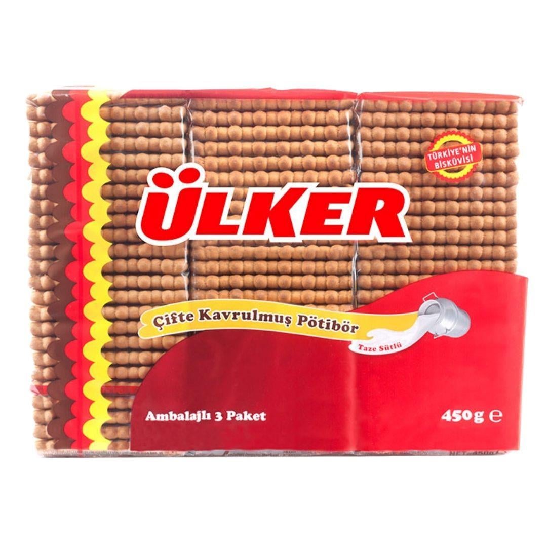 Ülker Pötibör Bisküvi 450g Çifte Kavrulmuş