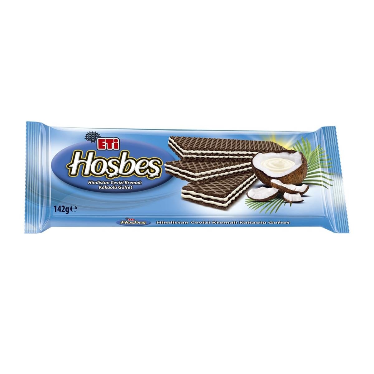 Eti HoşBeş Gofret 142g Hindistan Cevizli