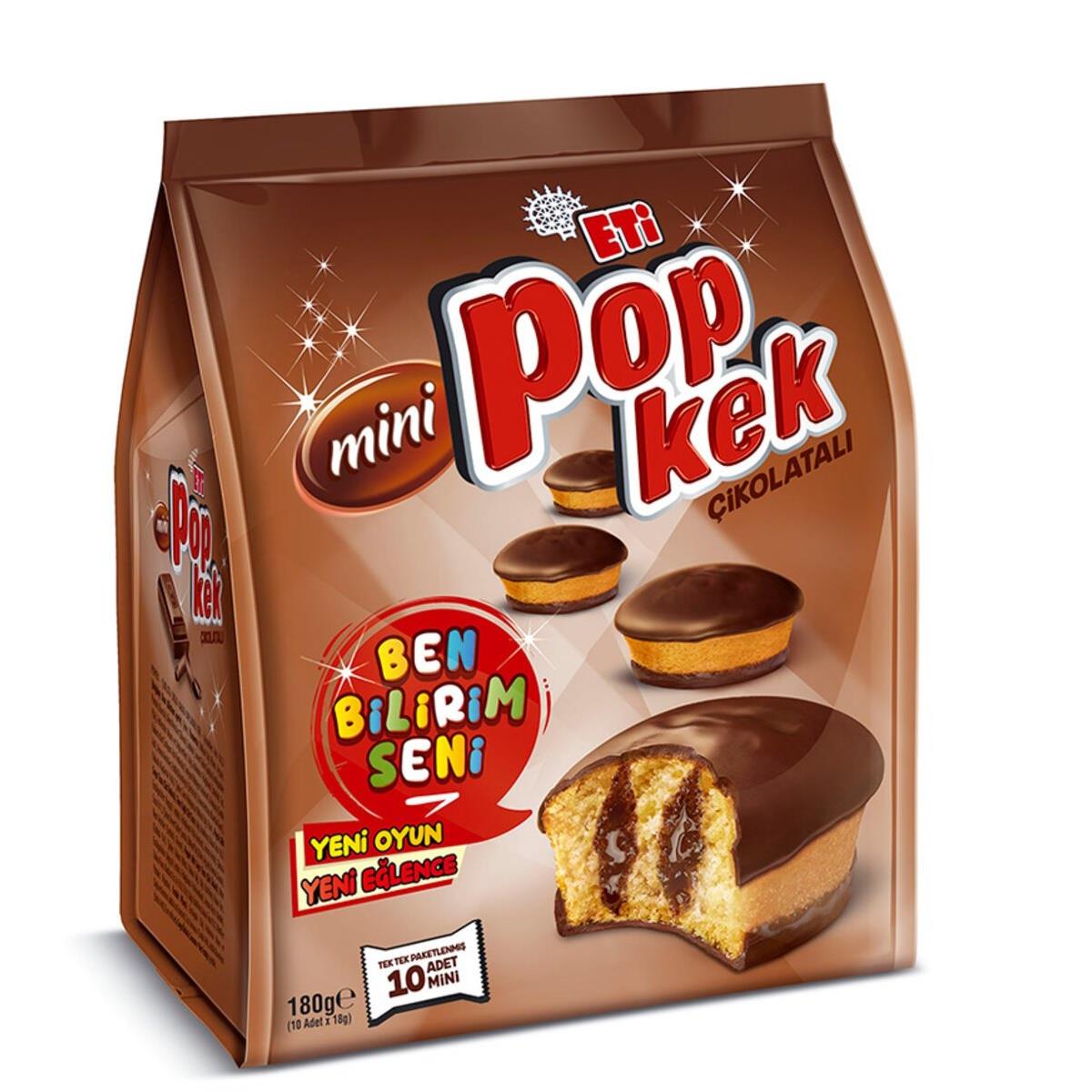 Eti Popkek Mini Çikolatalı 180g