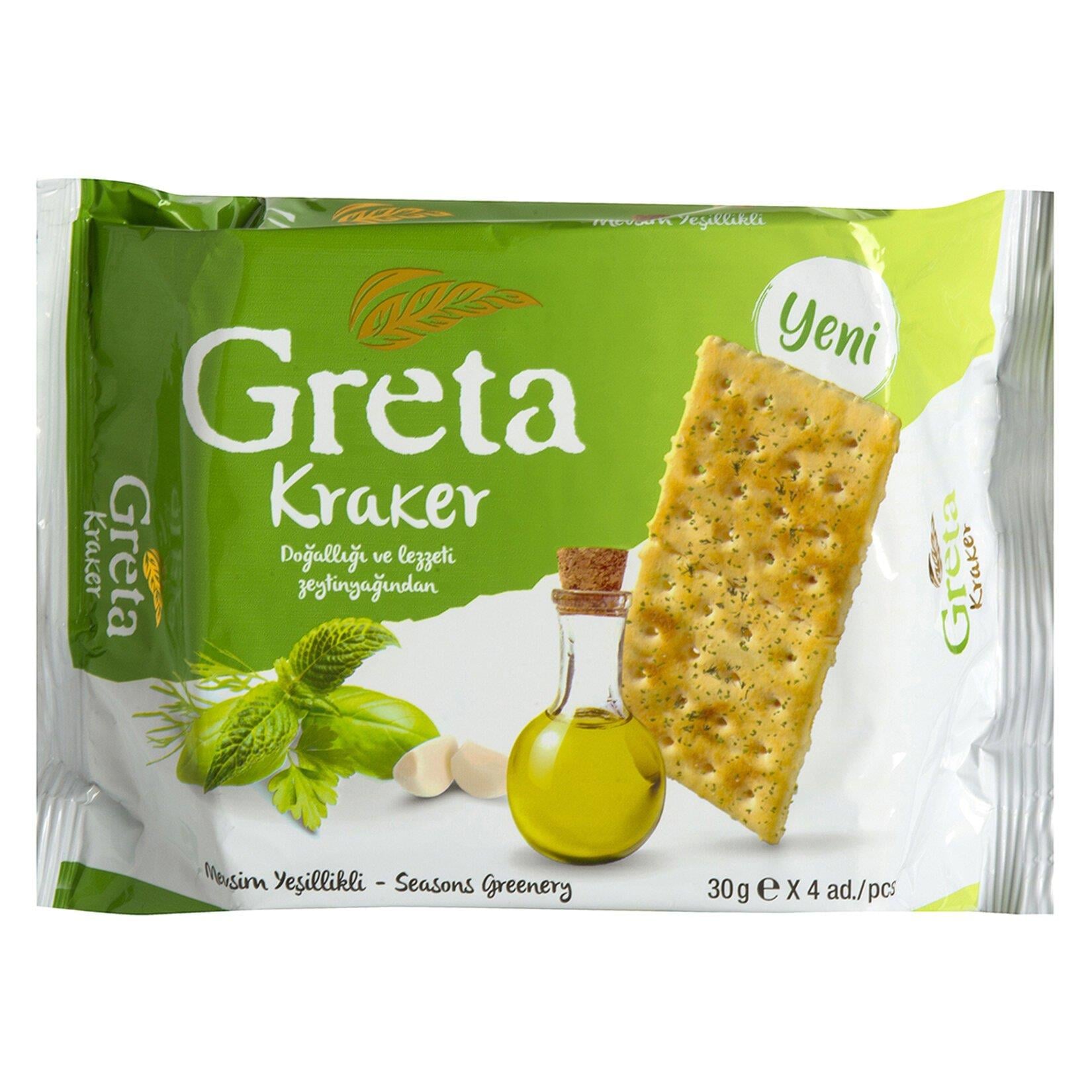 Şölen Greta Kraker Mevsim Yeşillikli 30 g