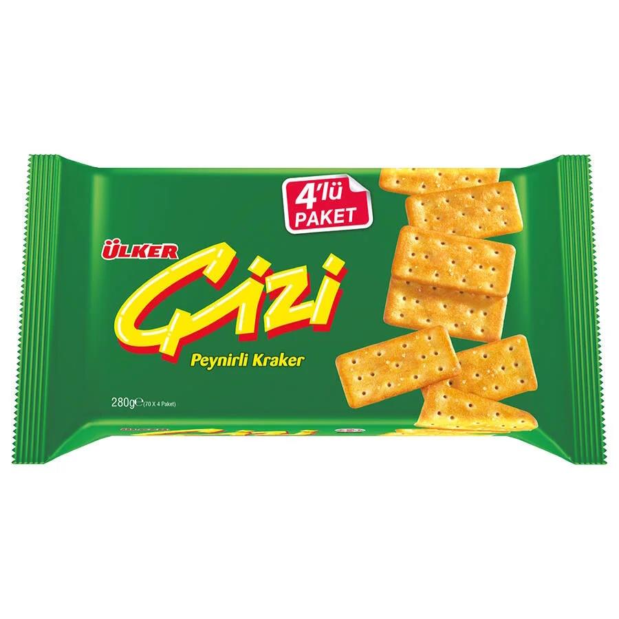 Ülker Çizi Peynirli Kraker 280g Paylaşmalık 4'lü Paket