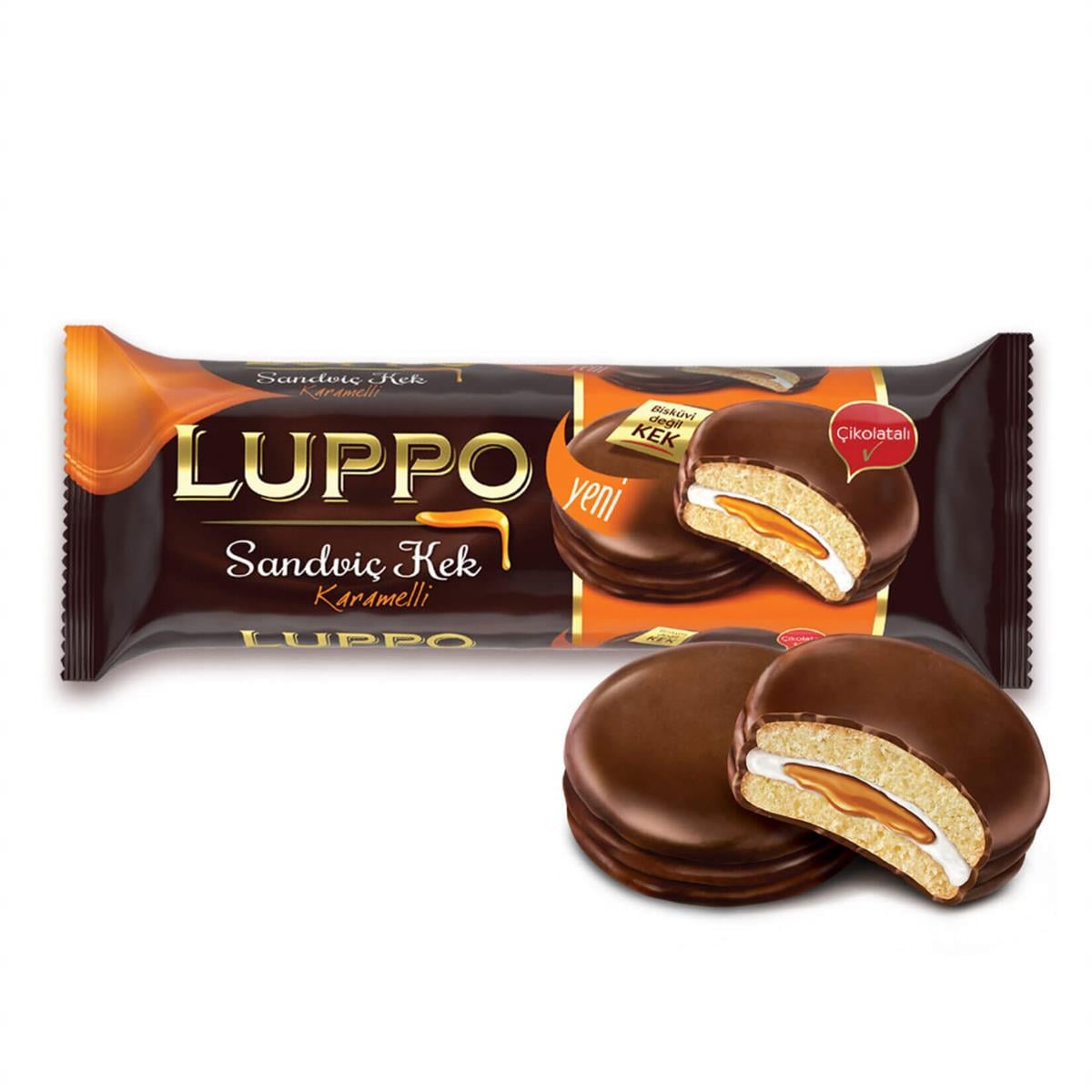 Şölen Luppo Sandviç Kek Karamelli 7li Paket 182g
