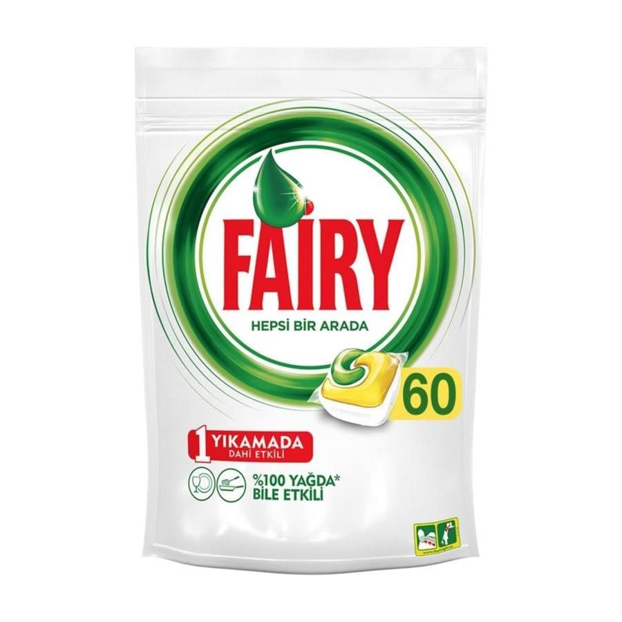 Fairy Tablet 60'lı Hepsi  1 Arada Bulaşık Kapsül