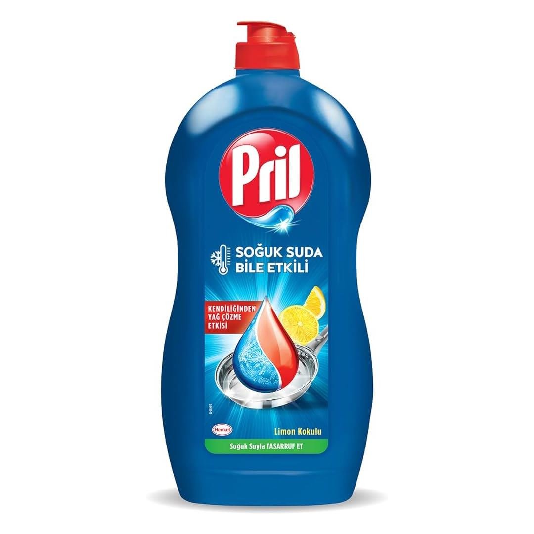 Pril Power 1350g Bulaşık Deterjanı 5 Etki Limon