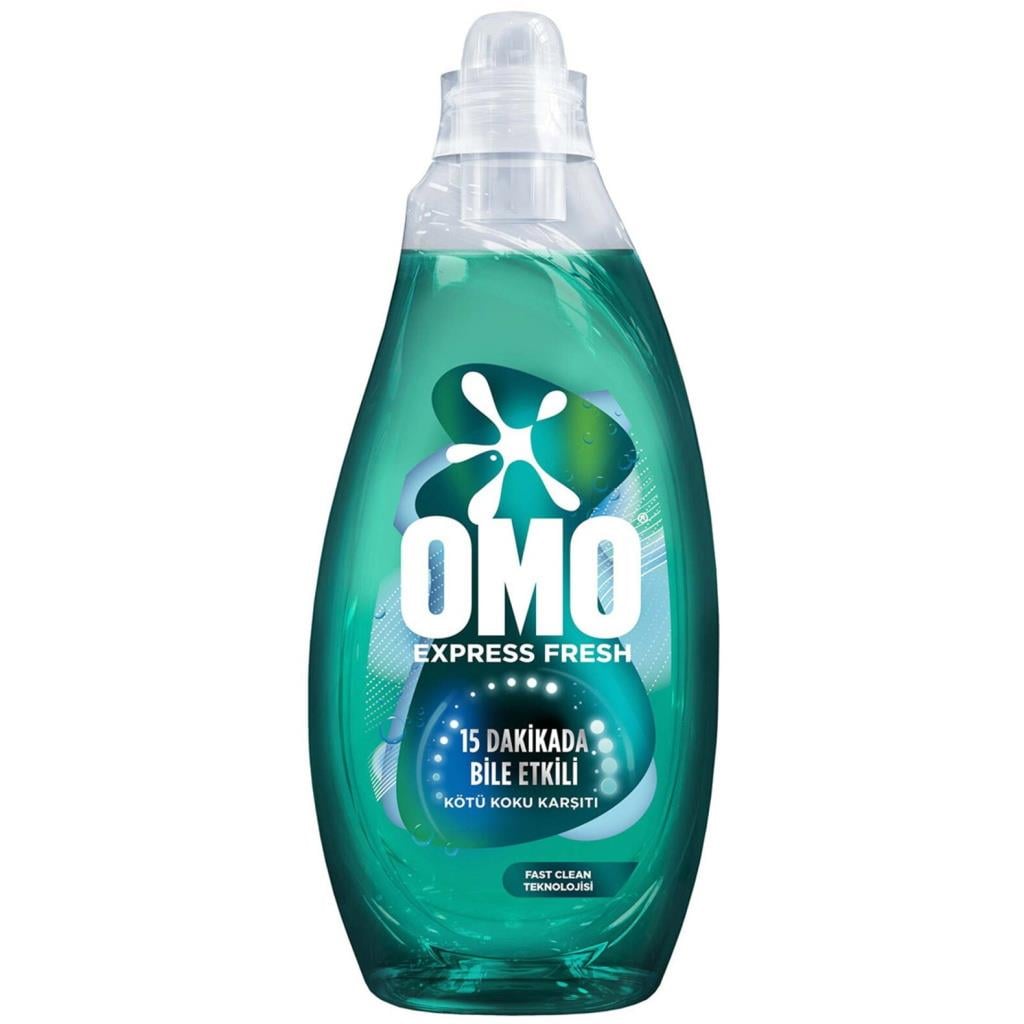 Omo Sıvı Deterjan 1480ml Express Fresh 37 Yıkama Fast Clean