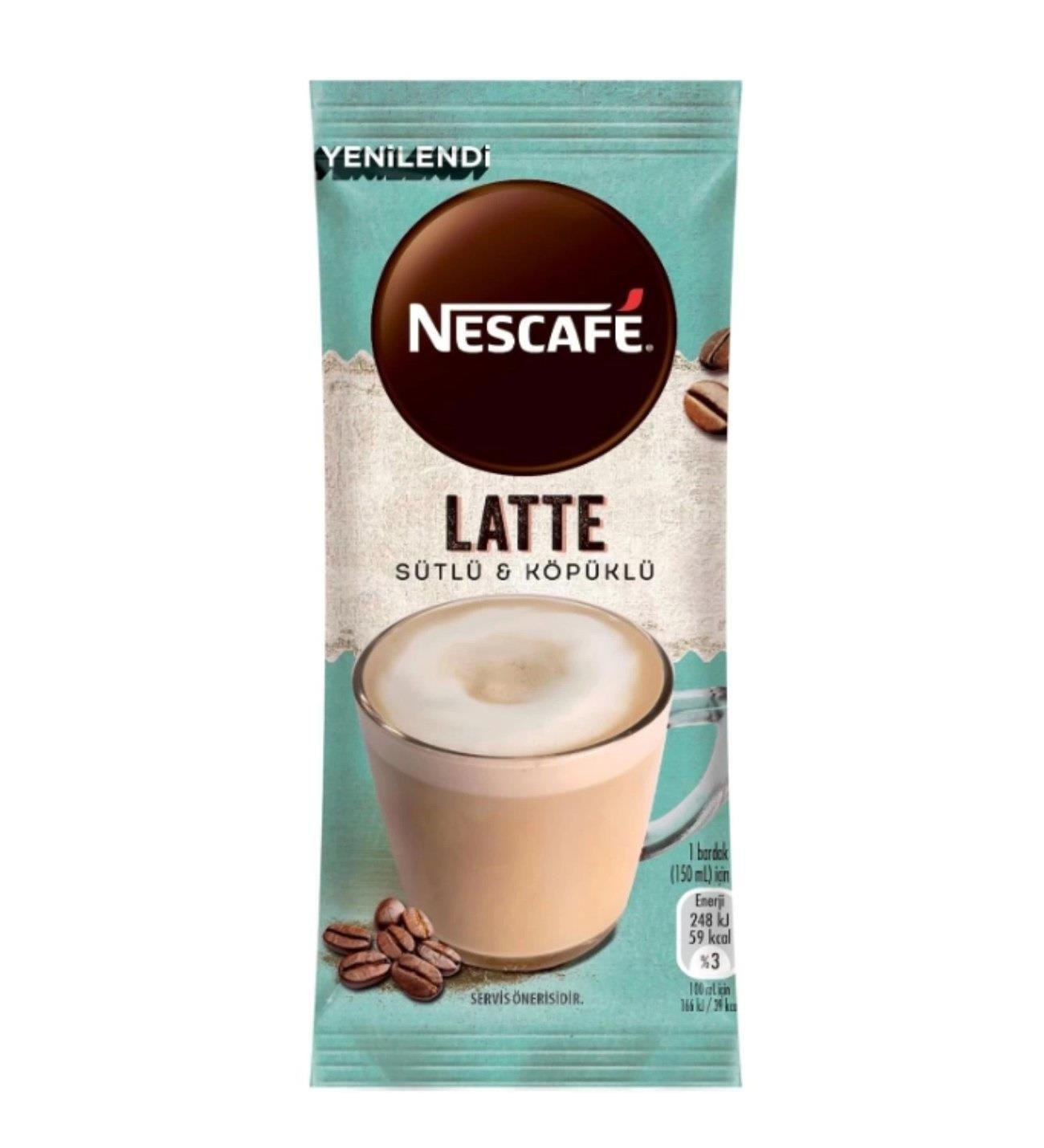 Nescafe Latte Sütlü Köpüklü 