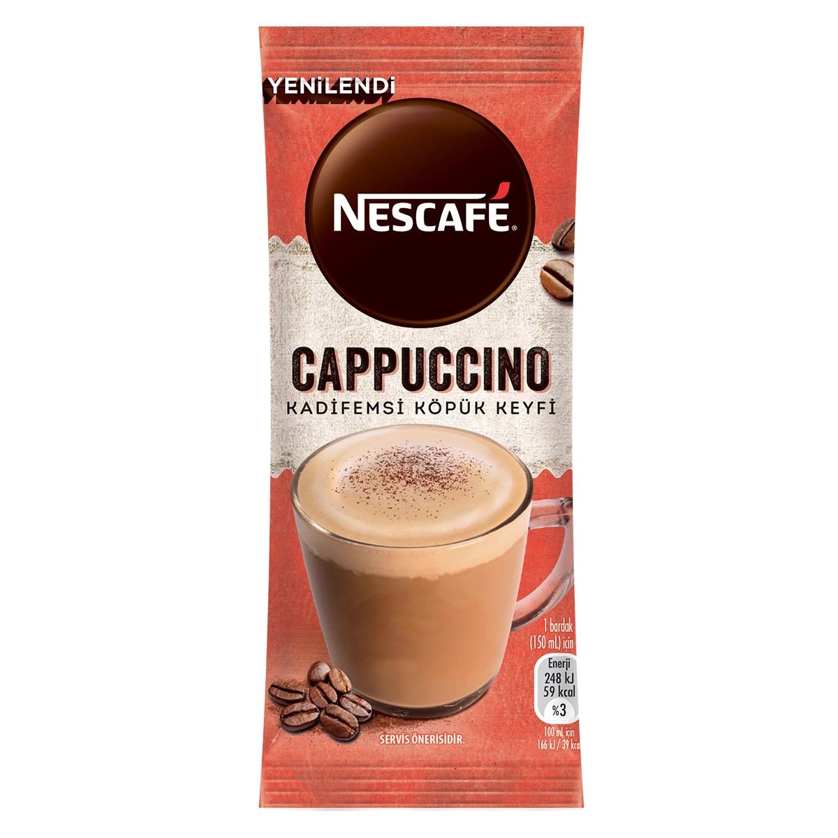 Nestle Nescafe Cappucino 15g Şekerli