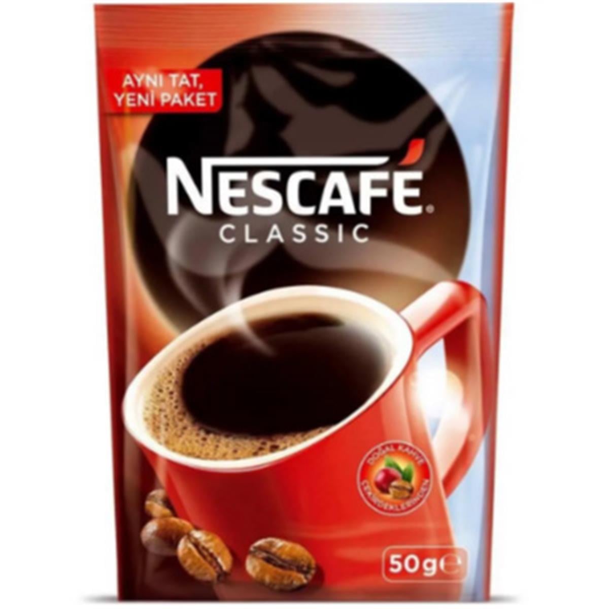 Nescafe Classic 50g Zengin ve Yoğun Kahve Tadı