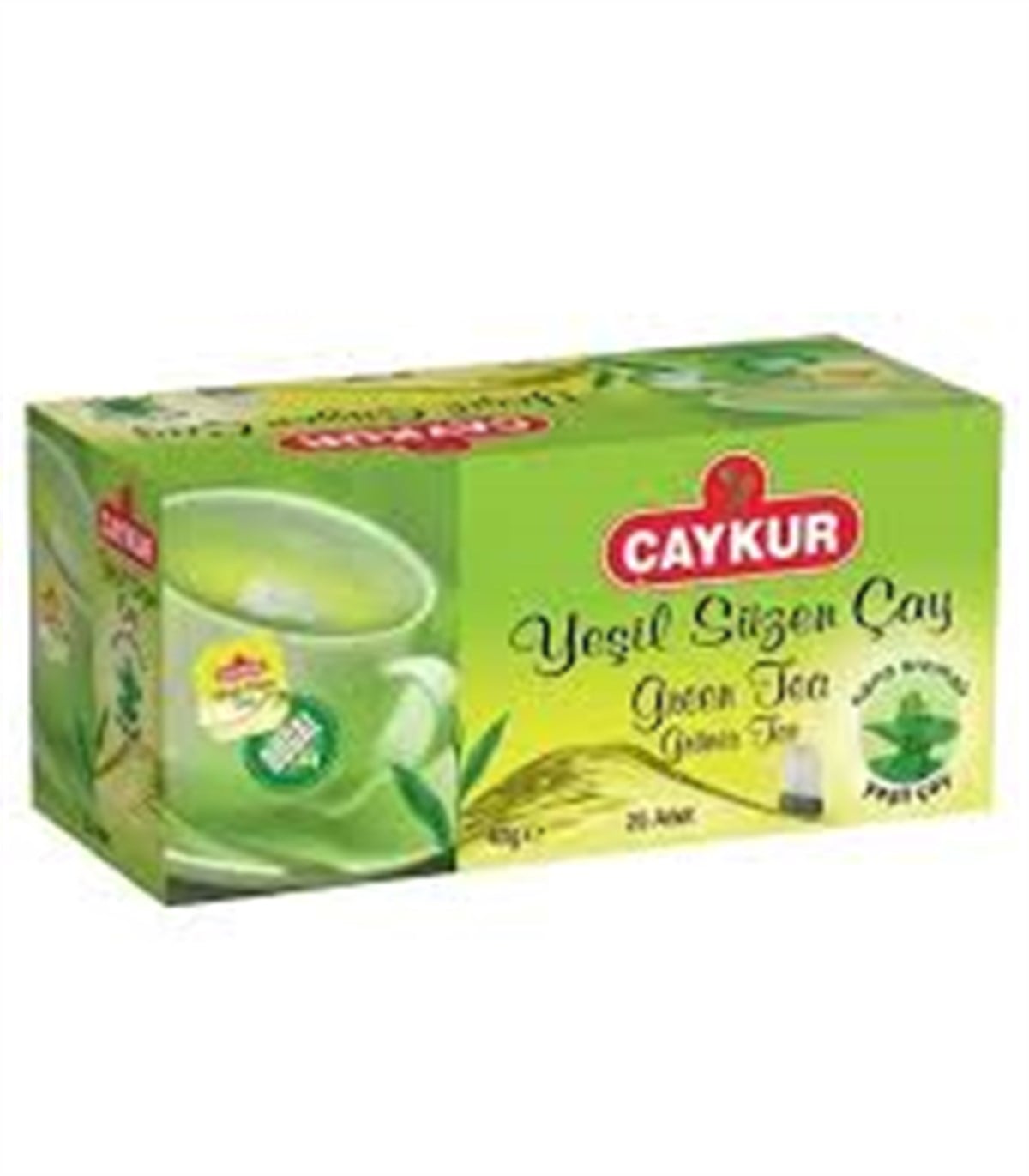 ÇAYKUR 40 GR YESIL ÇAY NANELI