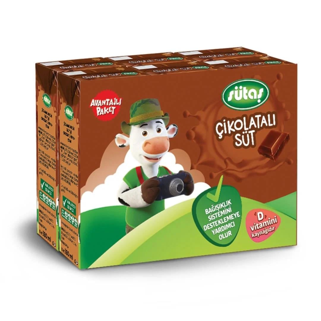 Sütaş Çikolatalı Süt Avantajlı Paket 6x180ml