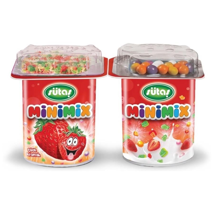 Sütaş Minimix Çilek Meyveli 90g
