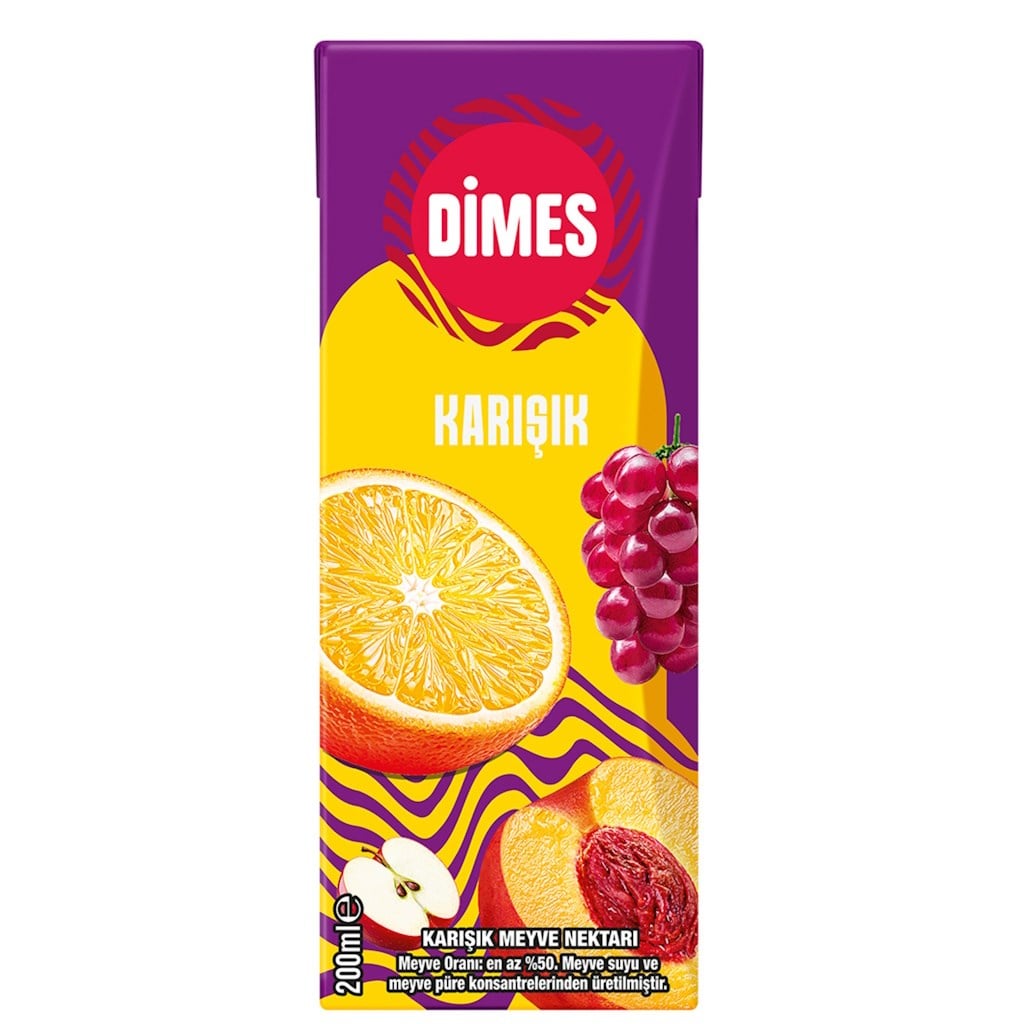 Dimes Karışık Meyve Suyu 200ml