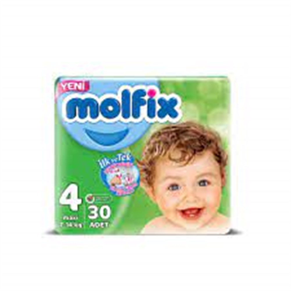 Molfix Bebek Bezi 4 Beden 30 Adet Ekonomik Paket