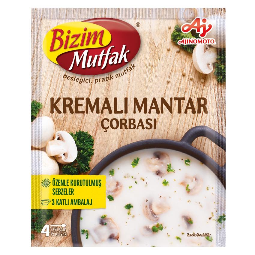 Bizim Mutfak Hazır Çorba Kremalı Mantar Çorbası 65g