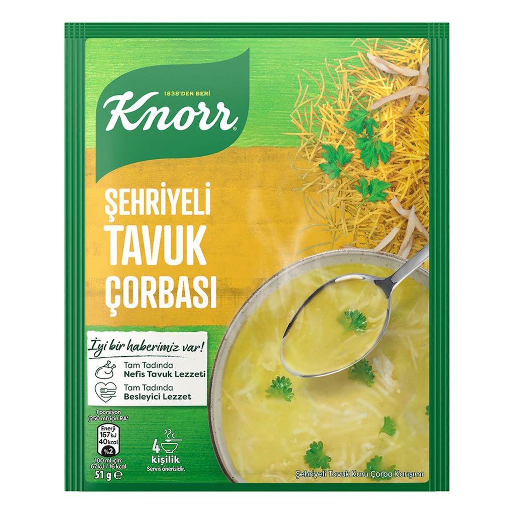Knorr Çorba 51g Şehriyeli Tavuk Çorbası