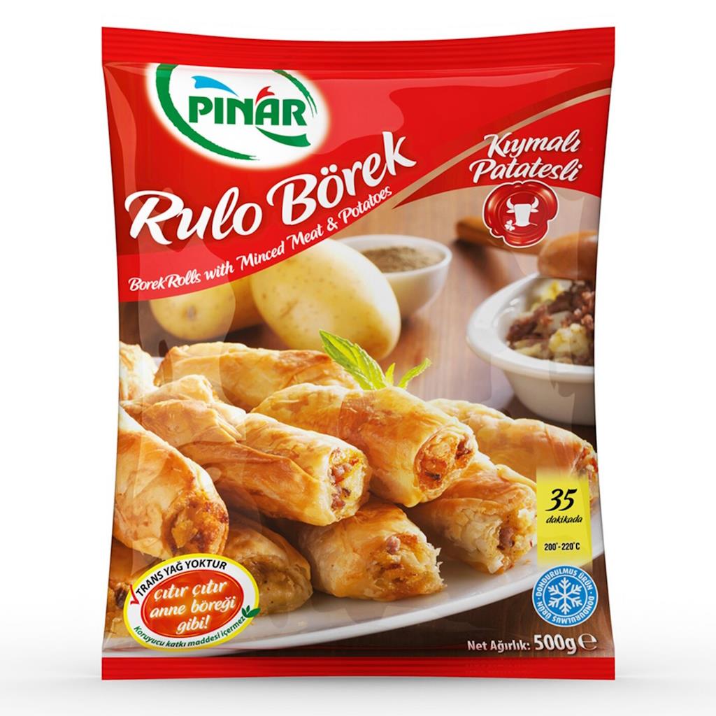 Pınar Rulo Börek 500g Kıymalı Patatesli