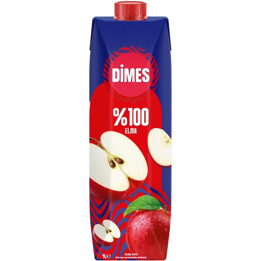 Dimes Meyve Suyu 1L %100 Elma 