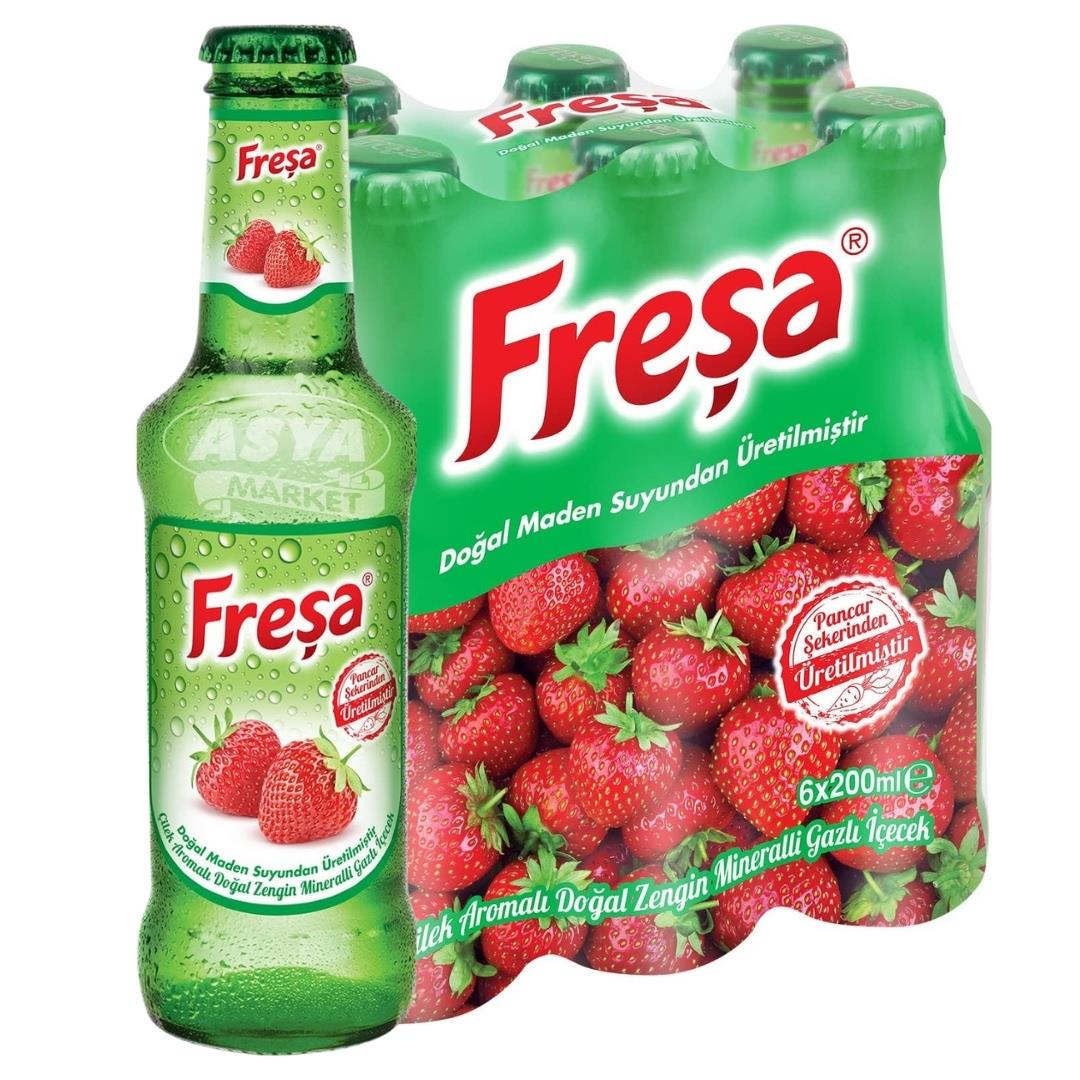 Freşa Meyveli Soda 6x200 Çilek