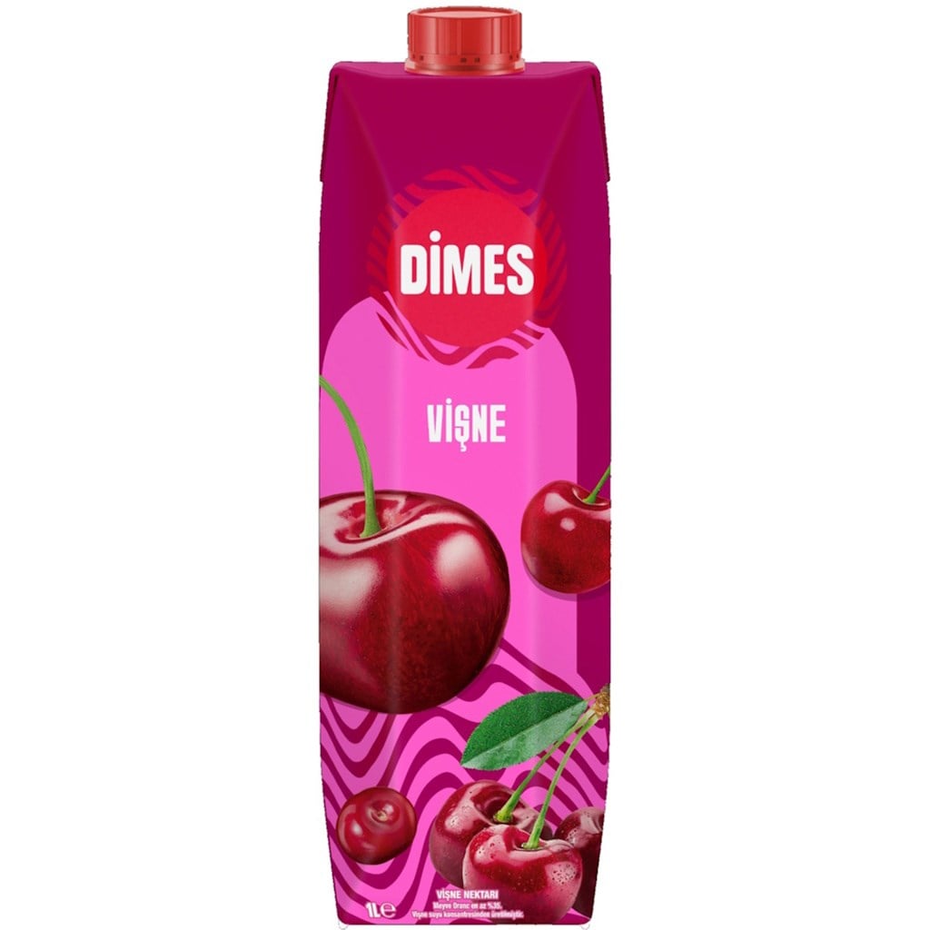Dimes Meyve Suyu 1L Vişne Nektarı