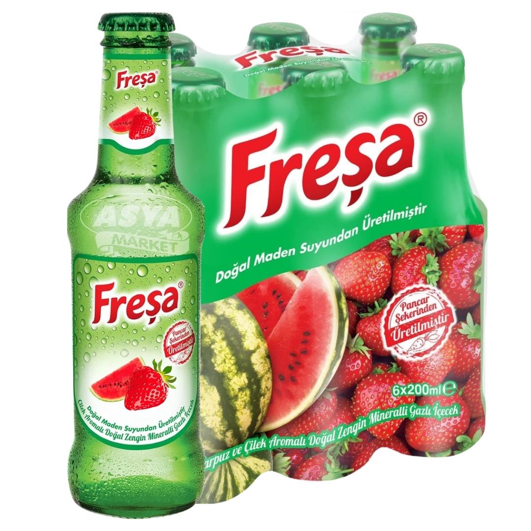 Freşa Meyveli Soda 6'lı Çilek Karpuz