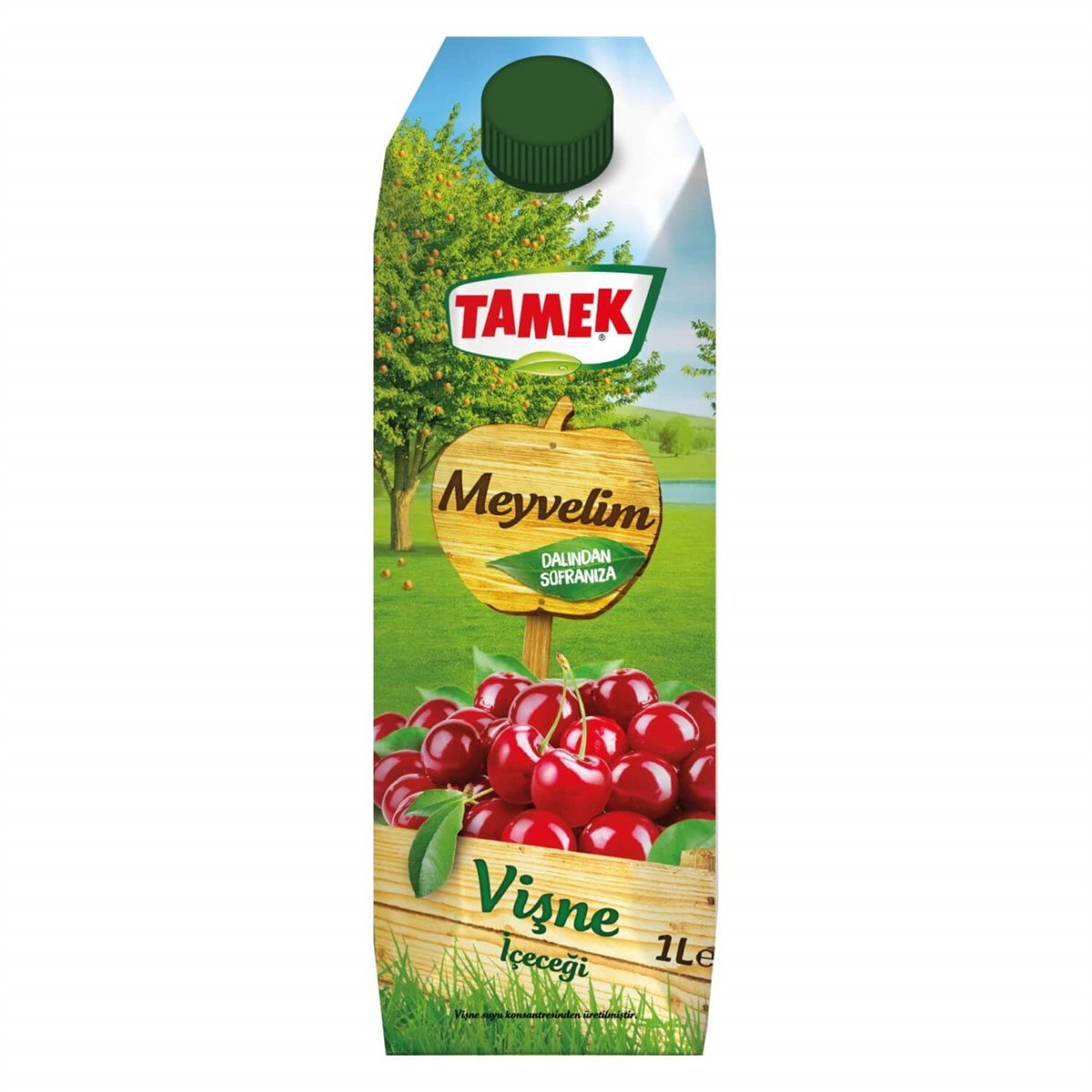 Tamek Meyvelim Vişne 1L Meyve Suyu
