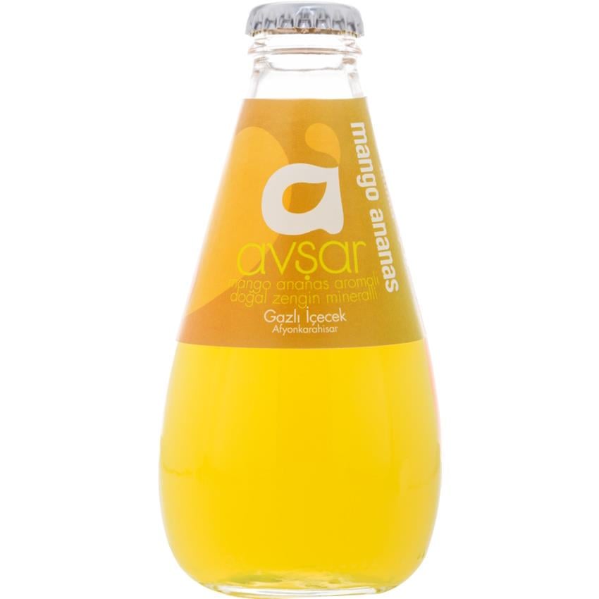 Avşar Soda 200cc Mango Meyveli Doğal Maden Suyu