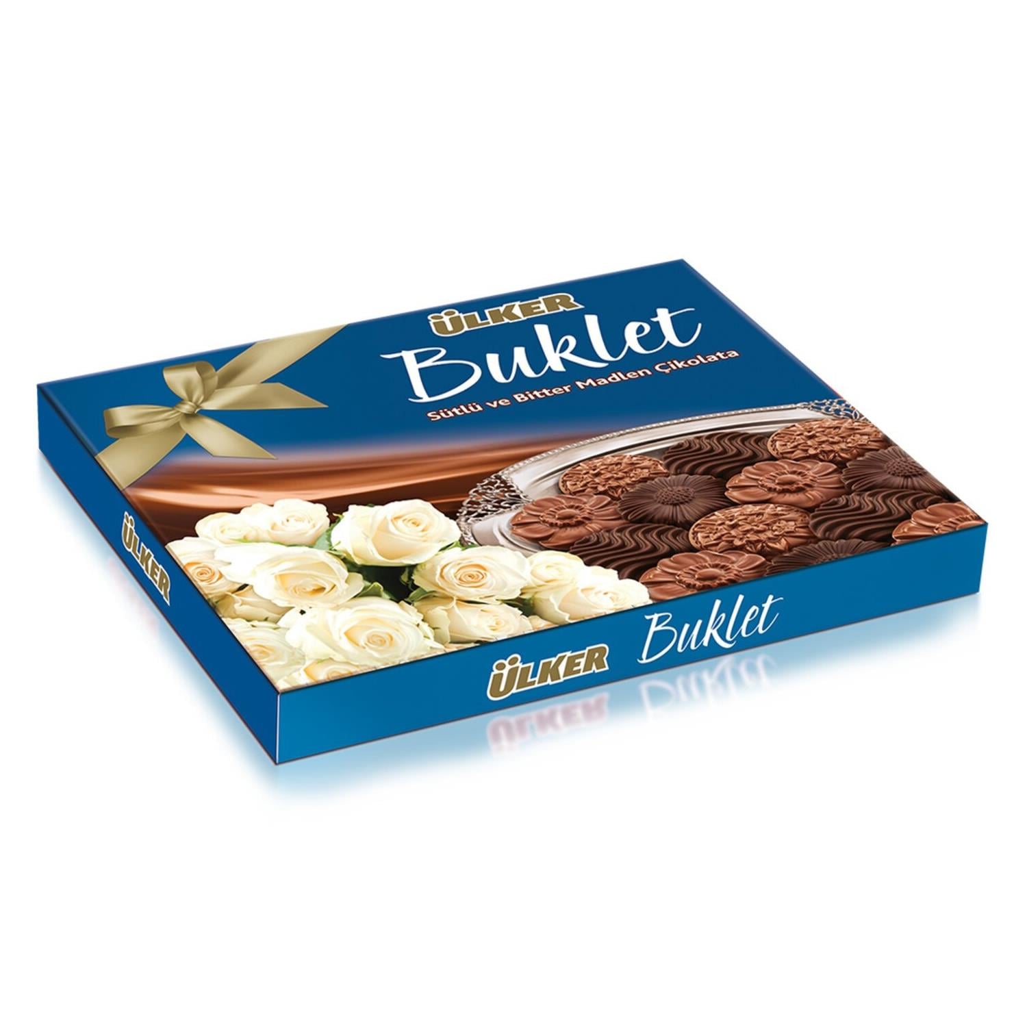 Ülker Buklet Sütlü Ve Bitter Madlen İkramlık Çikolata 208g