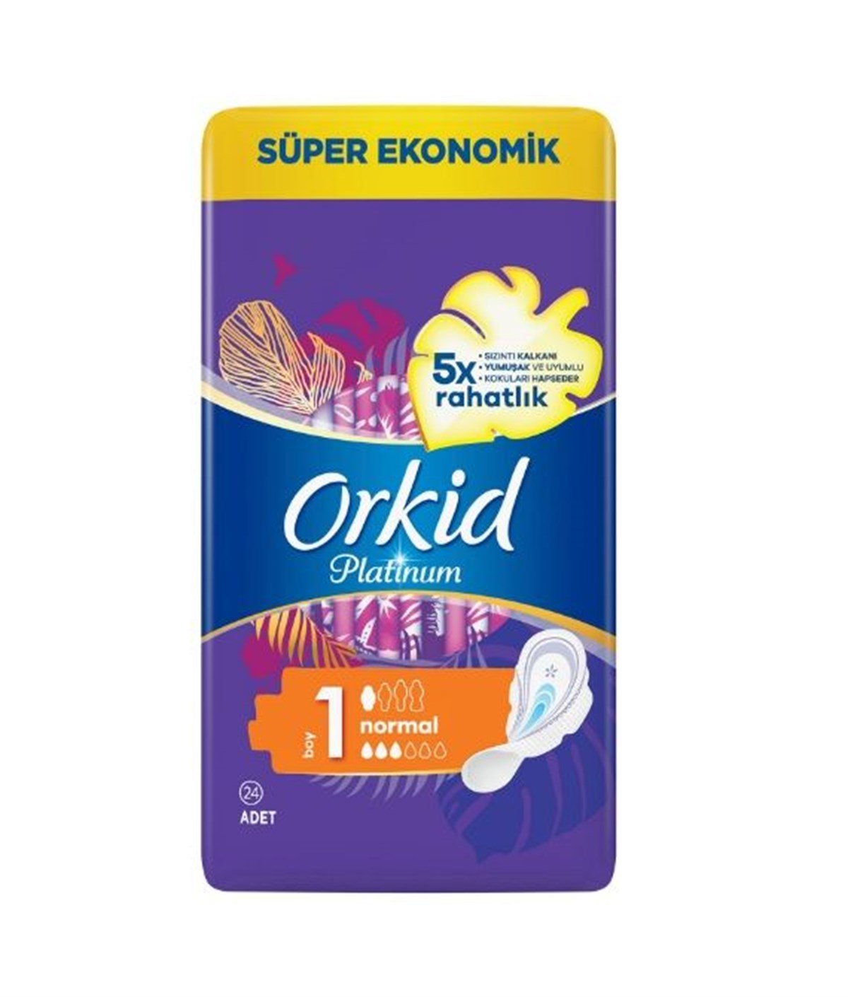 Orkid Platinum Normal Hijyenik Ped 24 Adet