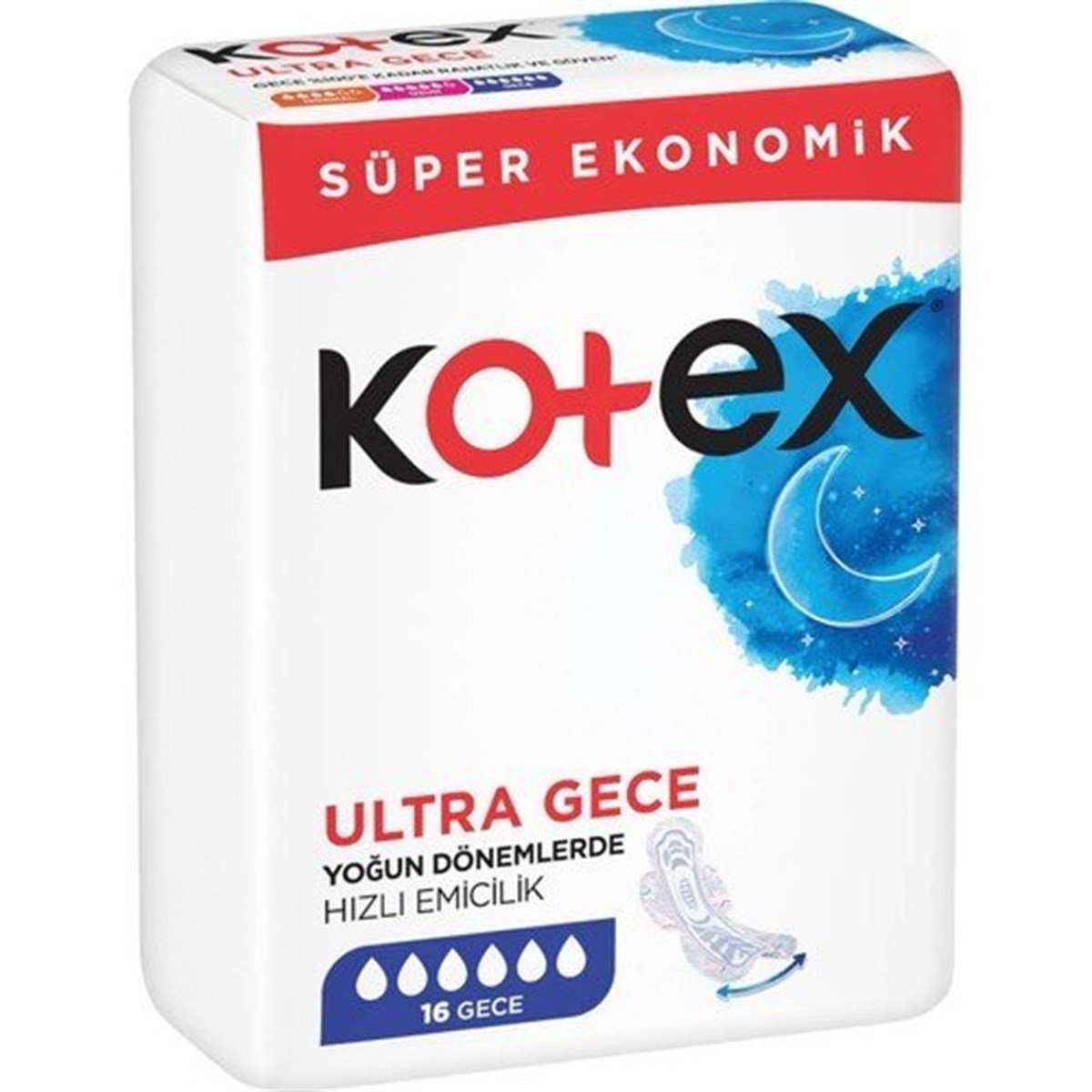 Kotex Ultra 16 Gece Hijyenik Ped