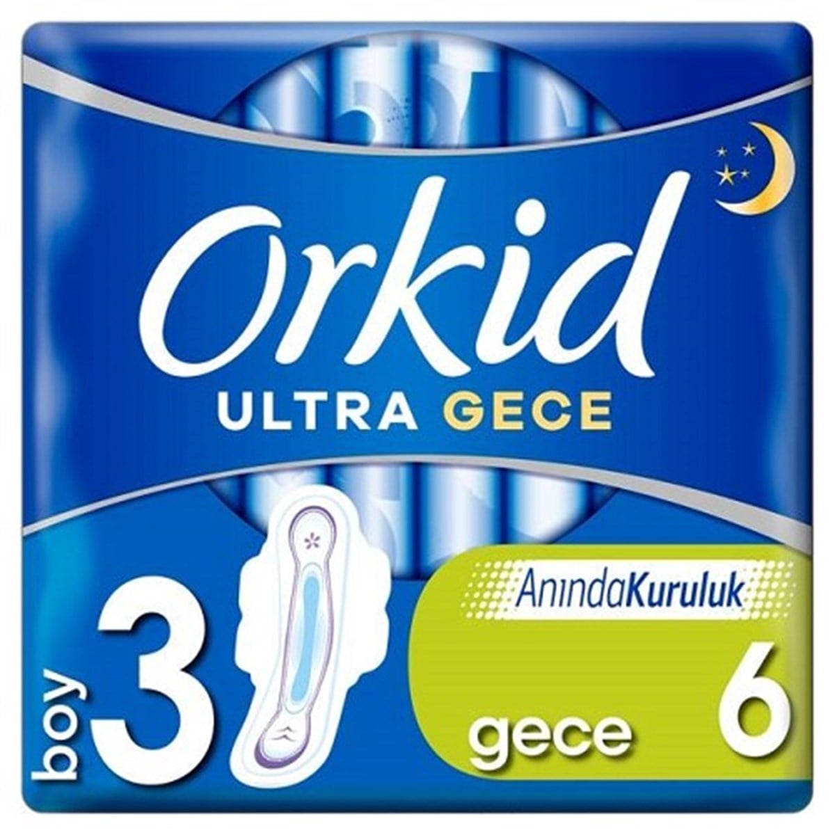 Orkid Ultra Gece Tekli Hijyenik Ped