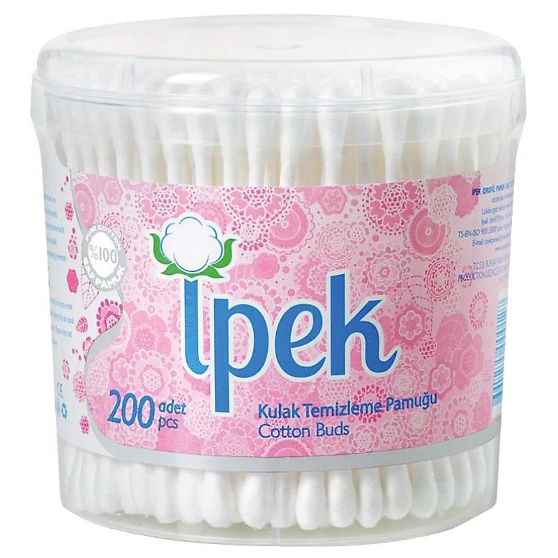İpek Kulak Temizleme Çubuğu 200'lü Paket