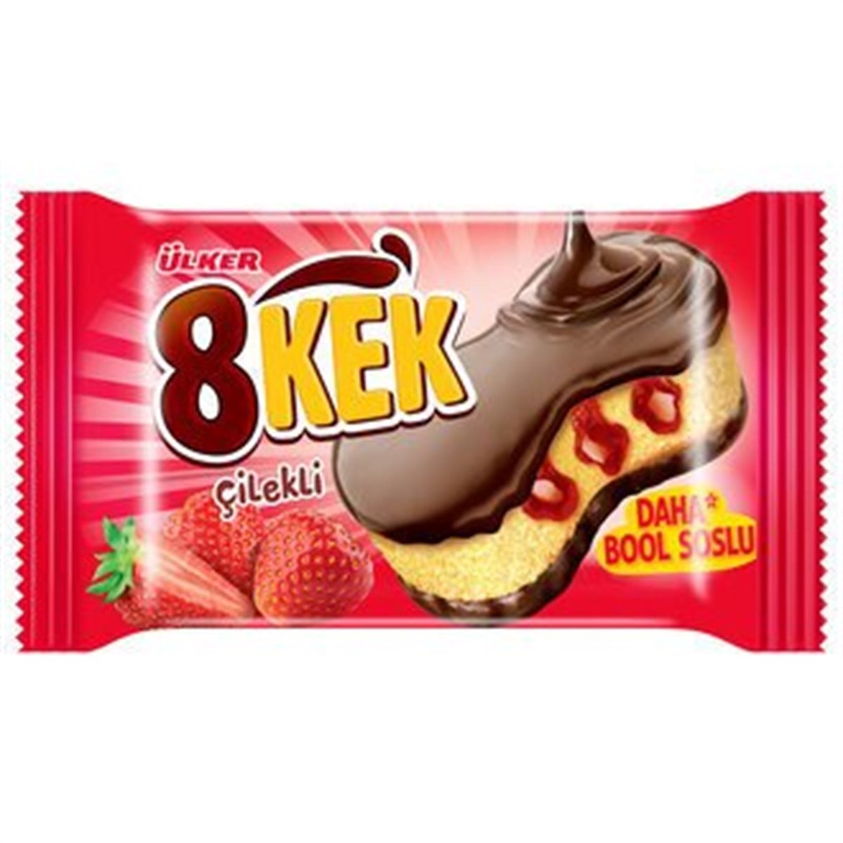 ÜLKER DANKEK 8 KEK ÇILEKLI 55GR KL:1*24