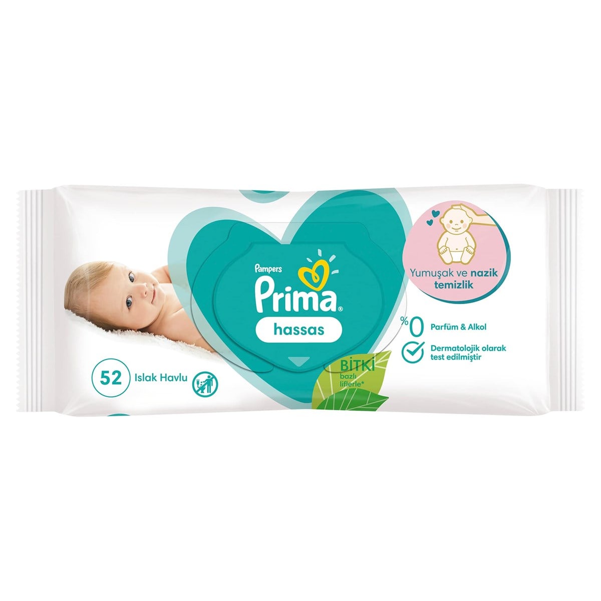 PRIMA ISLAK HAVLU SENSITIVE 52 LI*12
