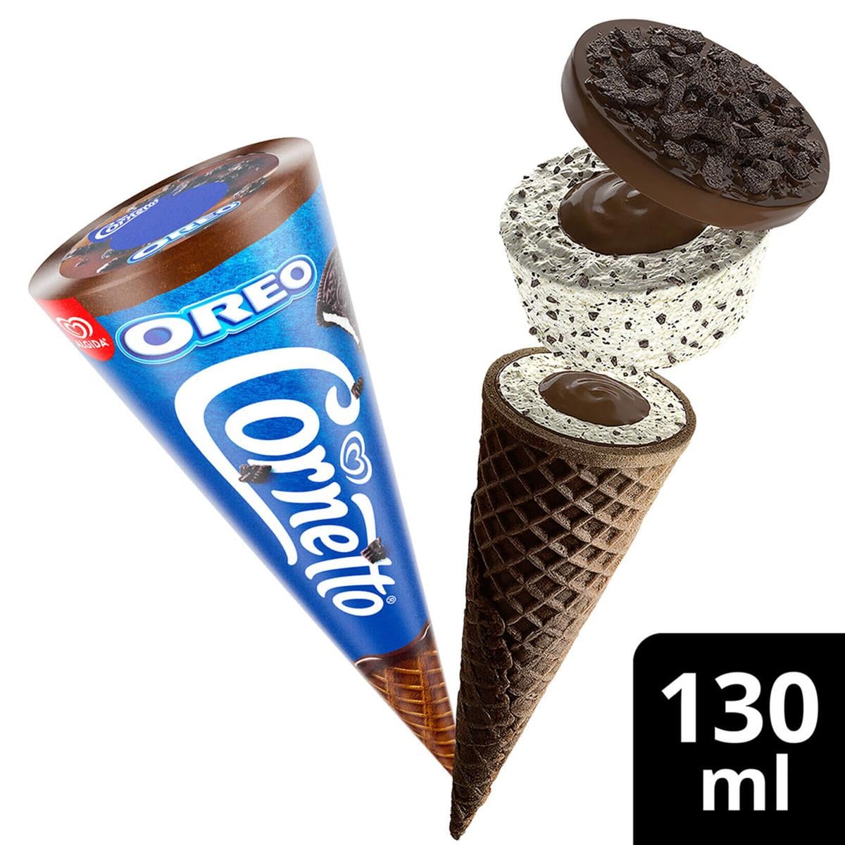 ALGIDA CORNETTO 140 ML DISC OREO*24