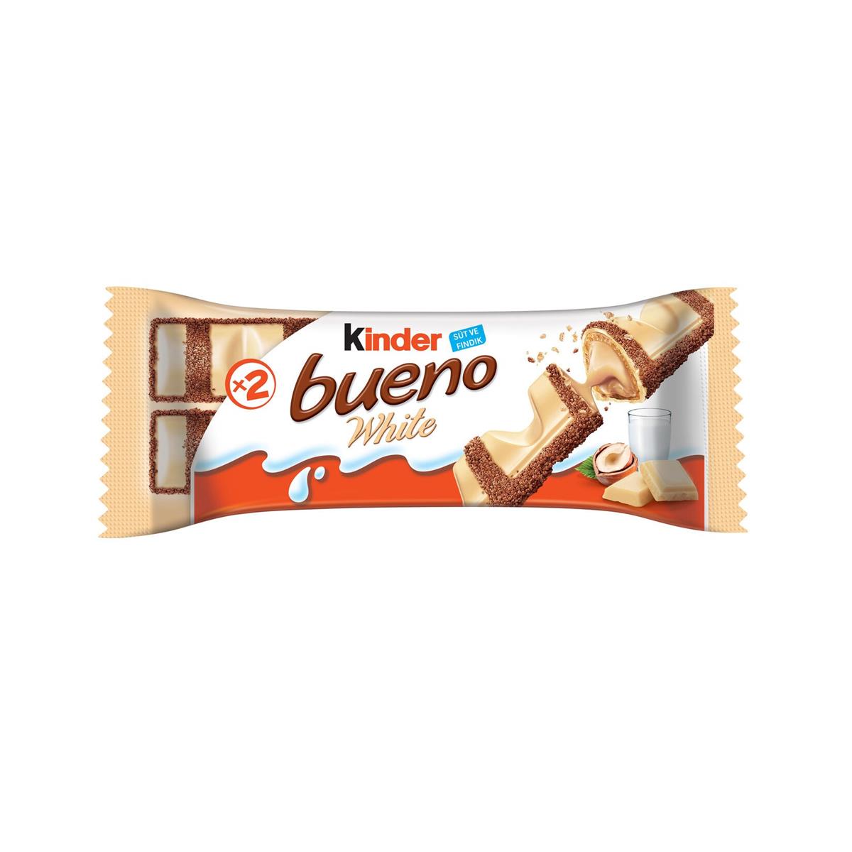 KINDER 39 GR BUENO WHITE 1*30