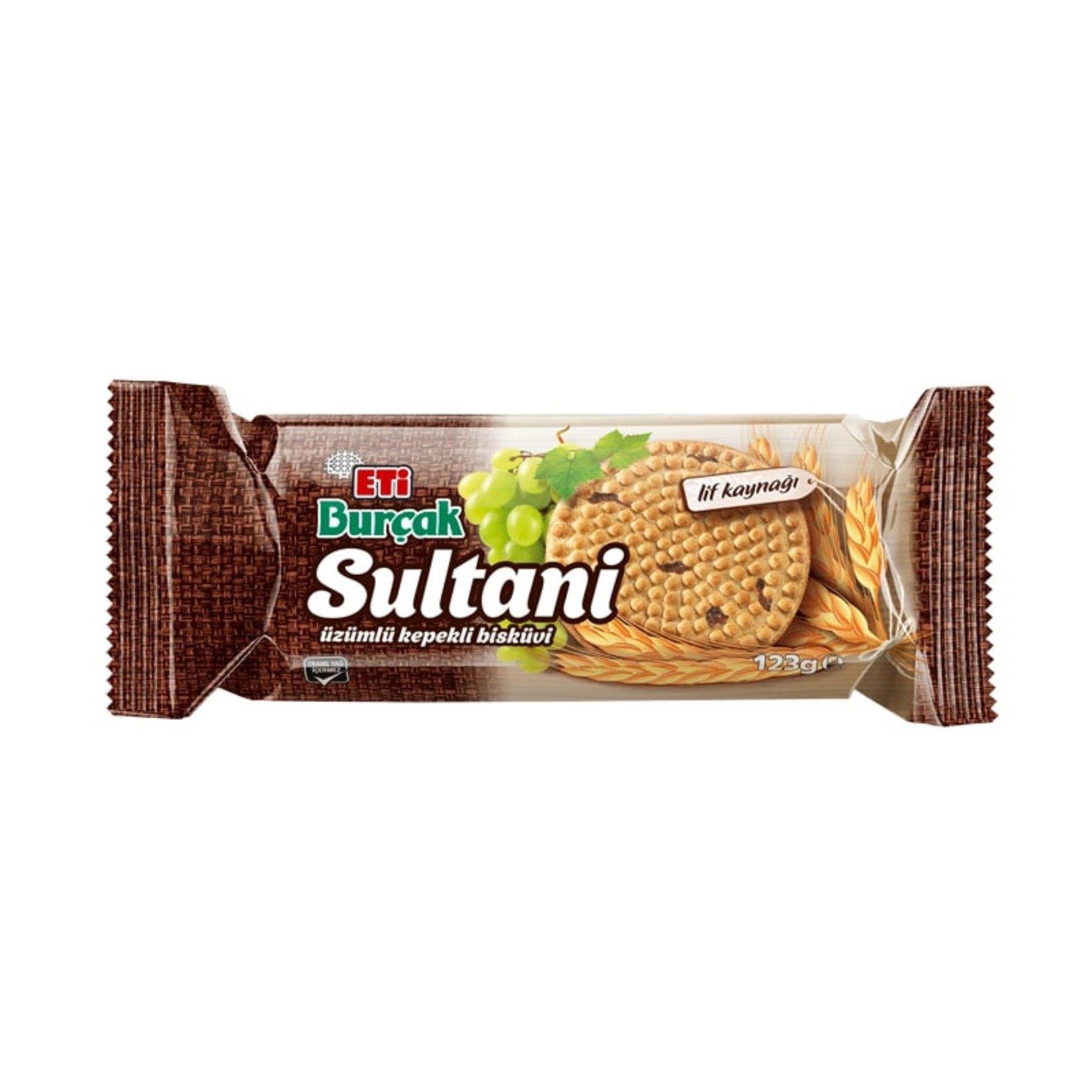 ETI SULTANI ÜZÜM KEPEK 123GR KL 1*12