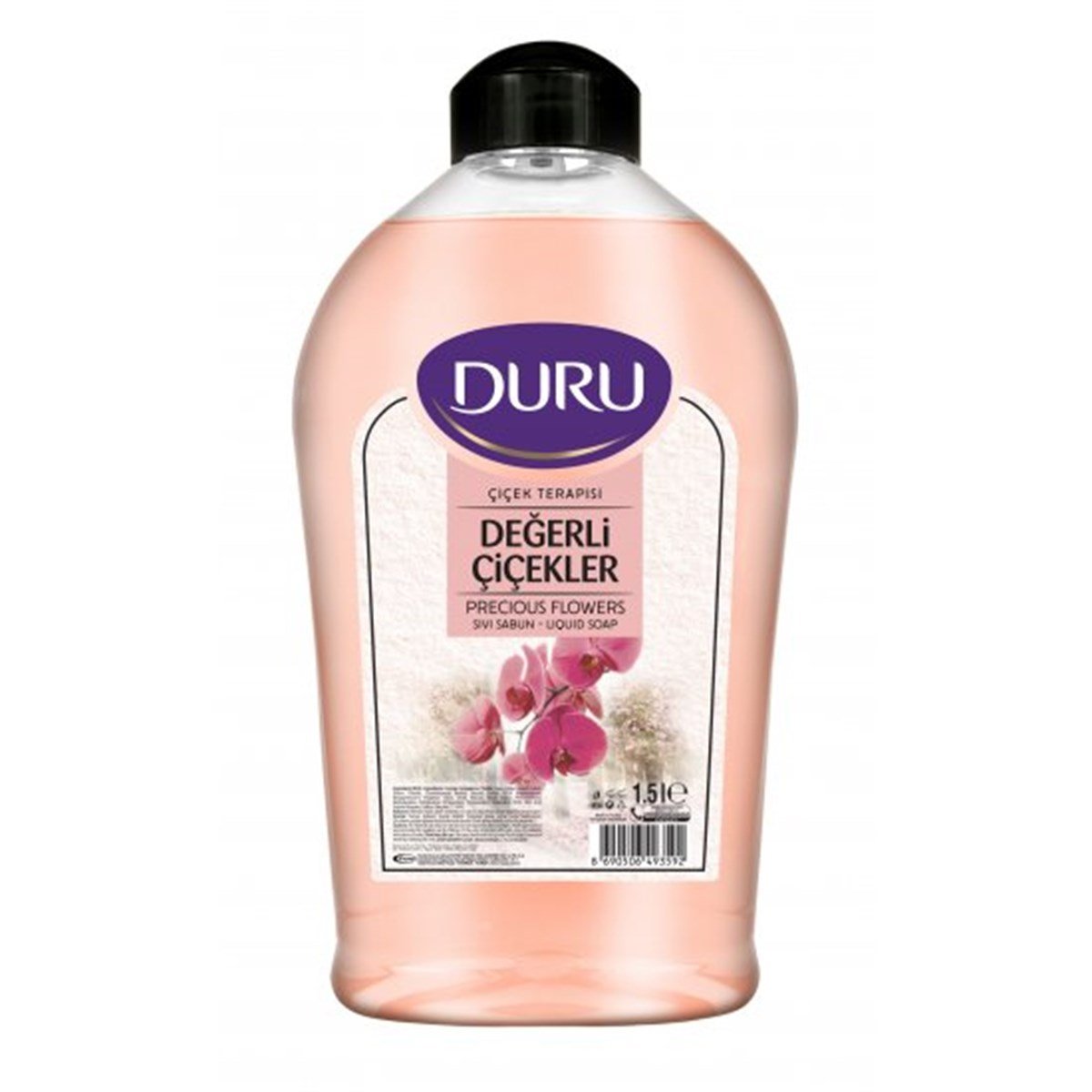DURU SIVI SABUN DEGERLI ÇIÇEKLER 1,5 LT*8
