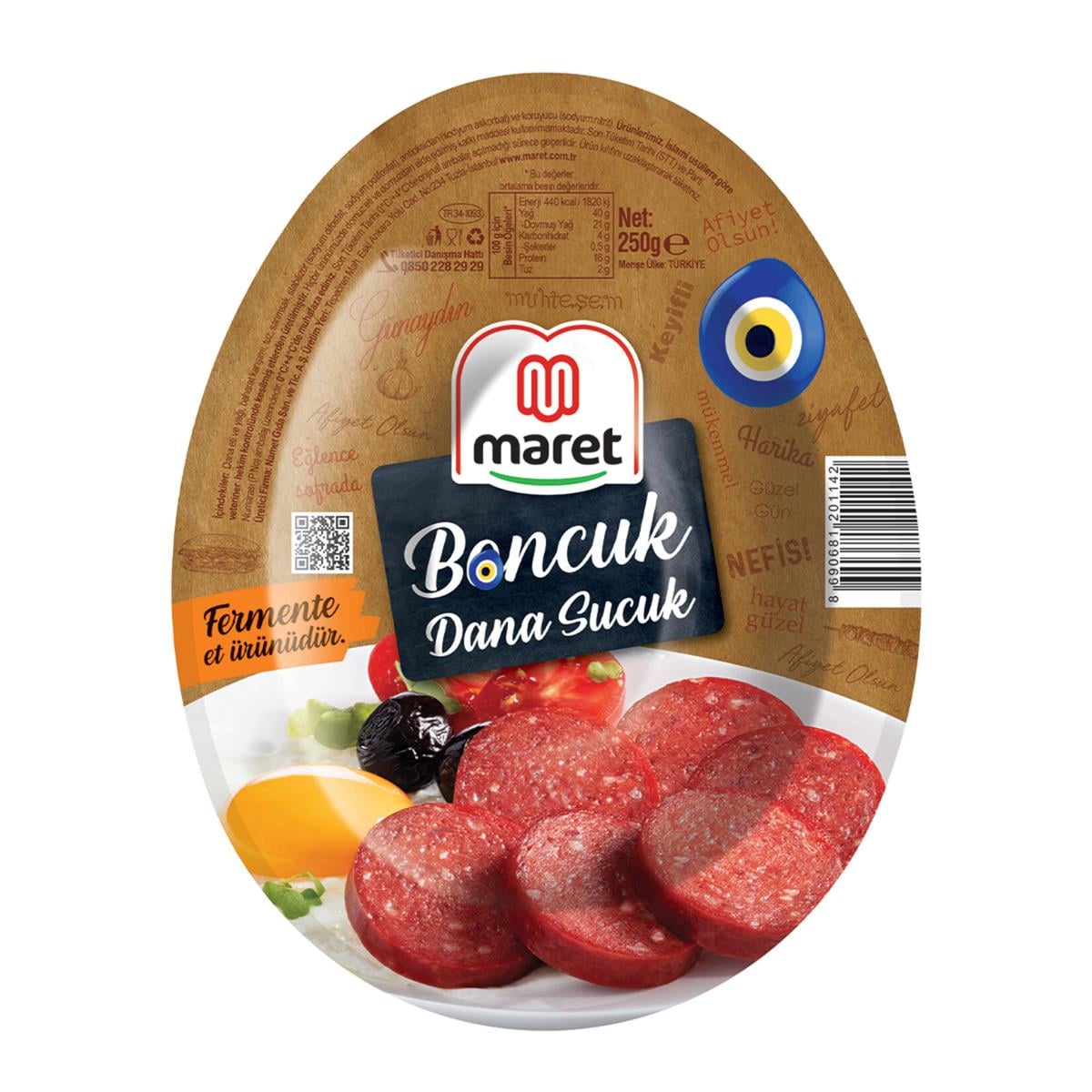 MARET SUCUK 220GR BONCUK VAK.