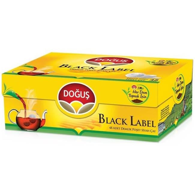 DOGUS ÇAY 48 LI BLACK LABEL DEMLIK POSET