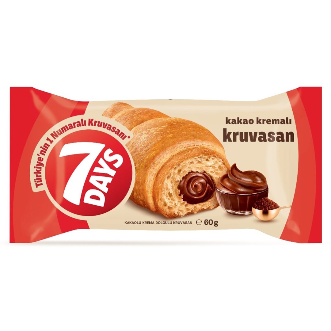 7 Days Kruvasan 60g Kakao Kremalı