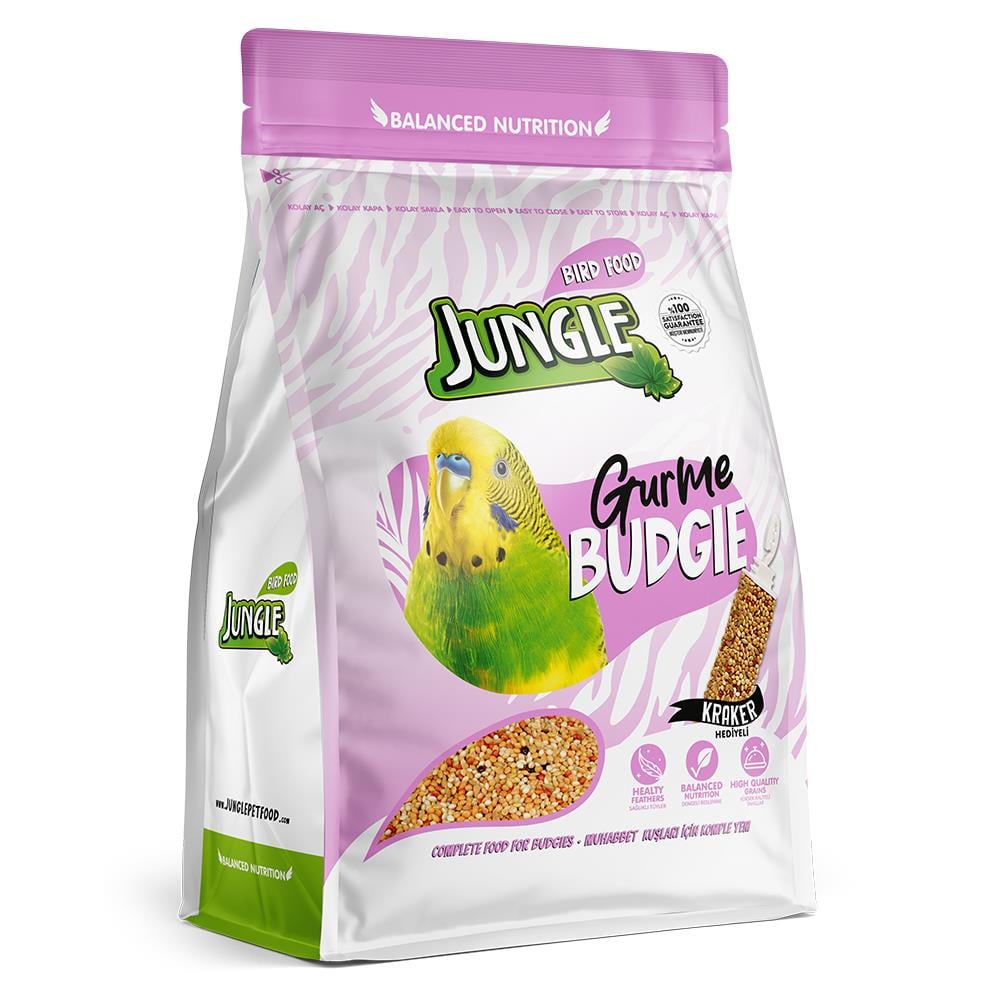 Jungle Budgie Gurme Muhabbet Kuşu Yemi 400 gr
