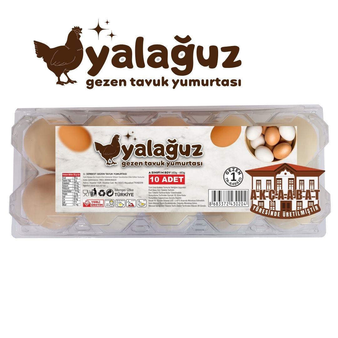 YALAGUZ 10 LU GEZEN TAVUK YUMURTASI